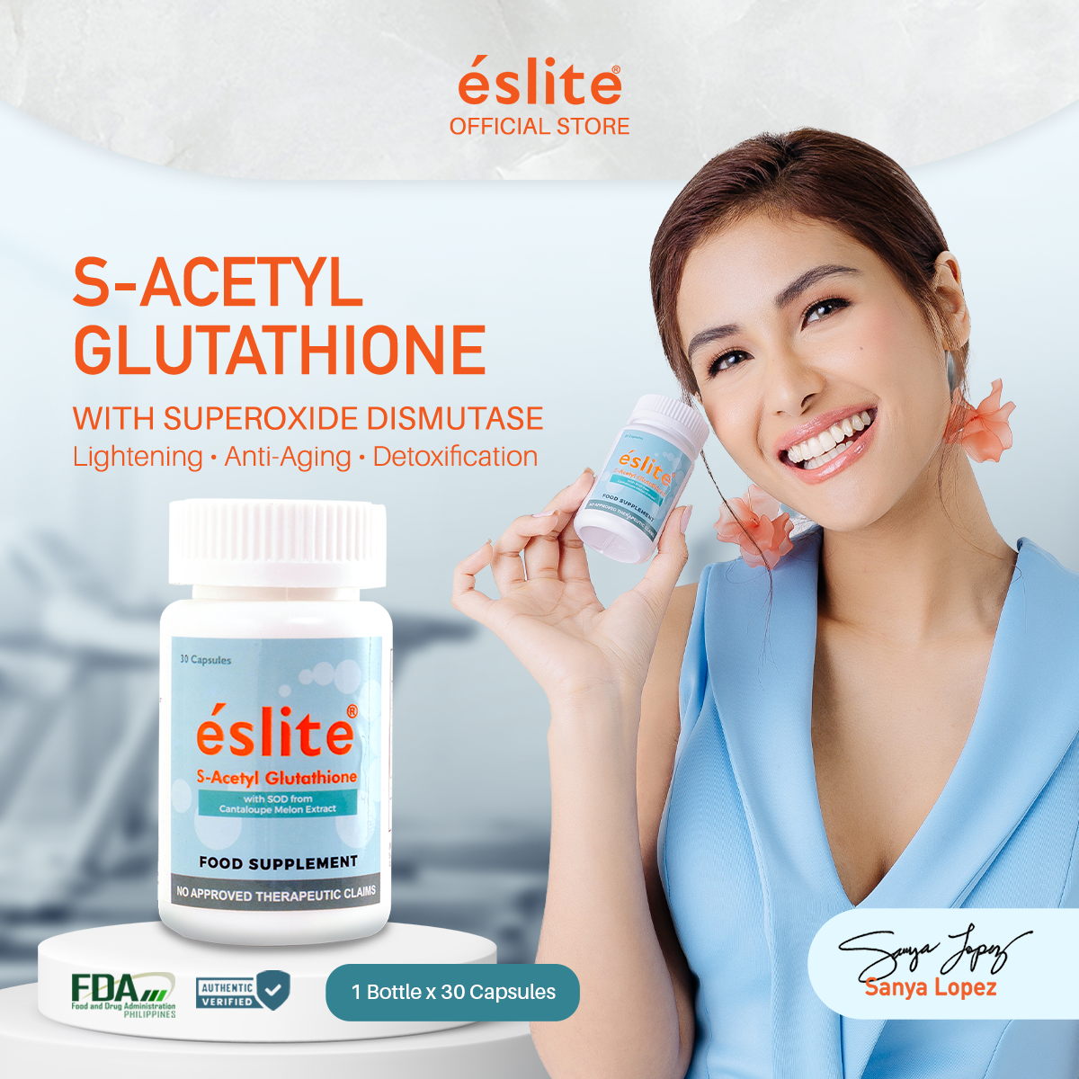 Eslite S-Acetyl Glutathione